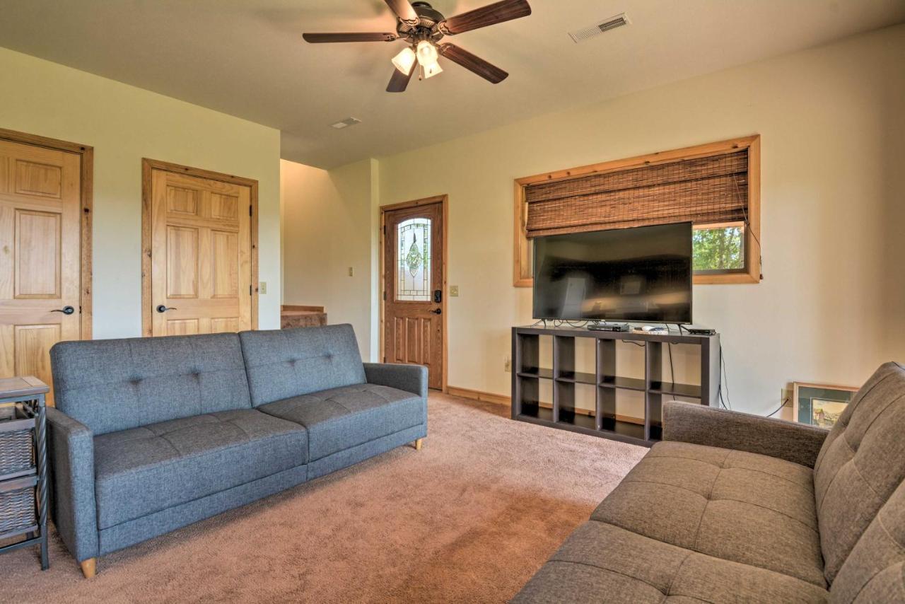 Spacious Log Cabin With Fire Pit And Game Room! Eureka Springs Exterior photo