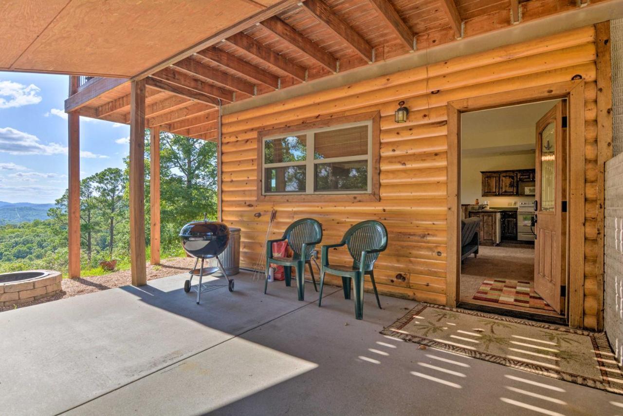 Spacious Log Cabin With Fire Pit And Game Room! Eureka Springs Exterior photo